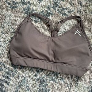 Oner active sports bra size medium, tan/brown color